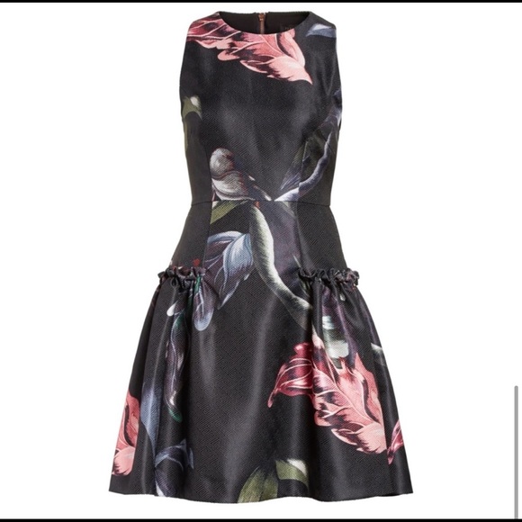 NWT Ted Baker | Sarahe Floral Dress - Picture 4 of 14